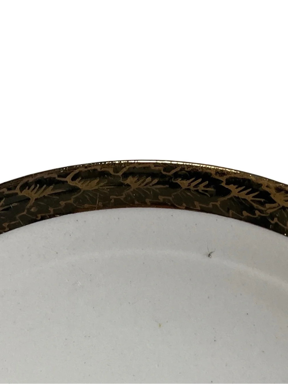 Vtg 30s 6 American Limoges Ivory Ware Saucer Plates 5.5